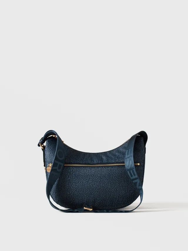 borbonese-eco-line-luna-bag-small-tracolla-in-tessuto-riciclato-stampa-op-con-tr image 1