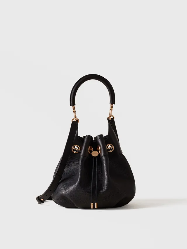 borbonese-collier-secchiello-mini-borsa-secchiello-in-vitello-stampato-bottalato image 1