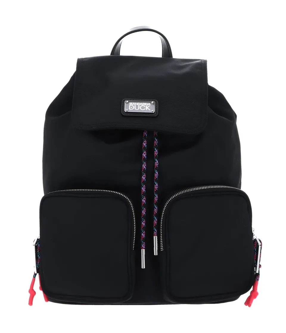 mandarina-duck-style-p10myt08-zaino-donna-in-nylon-riciclato-27x32x26-cm-dettagl image 1