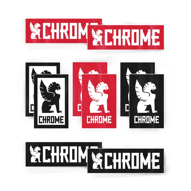 chrome-industries-sticker-pack-set-di-adesivi-multiuso-per-laptop-bici-e-skate image 1
