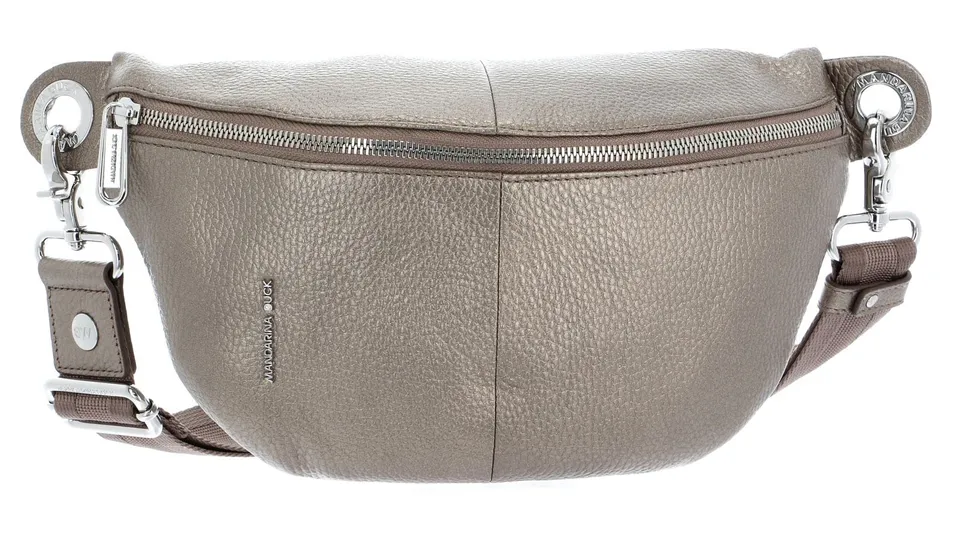 mandarina-duck-mellow-lux-marsupio-donna-in-pelle-oro-light-gold-30x16x10-cm-tra image 1