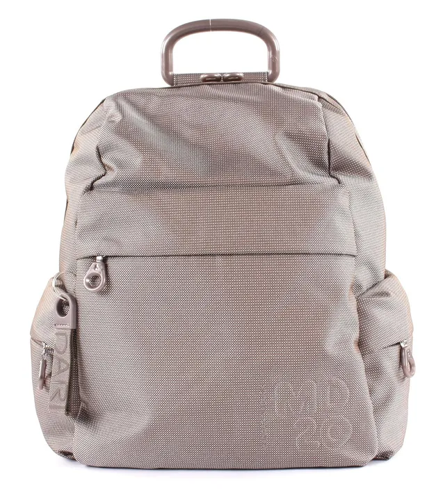 mandarina-duck-md-20-zaino-donna-in-tessuto-mitrix-cangiante-taupe-26x37-5x14-cm image 1