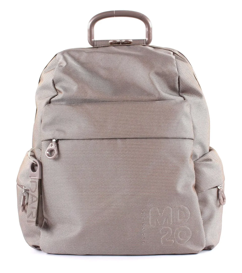 mandarina-duck-md-20-zaino-donna-in-tessuto-mitrix-cangiante-taupe-26x37-5x14-cm image 1
