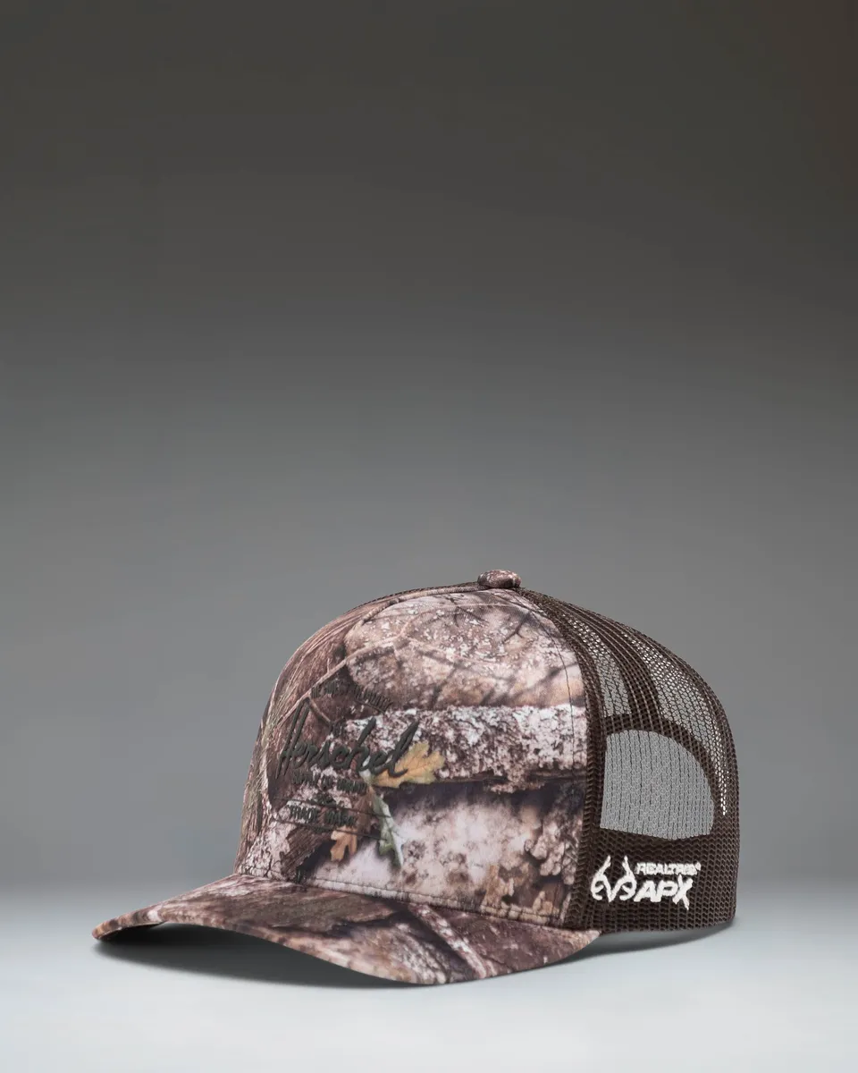 herschel-supply-realtree-whaler-tall-mesh-cappellino-trucker-in-camo-apx-con-ret image 1