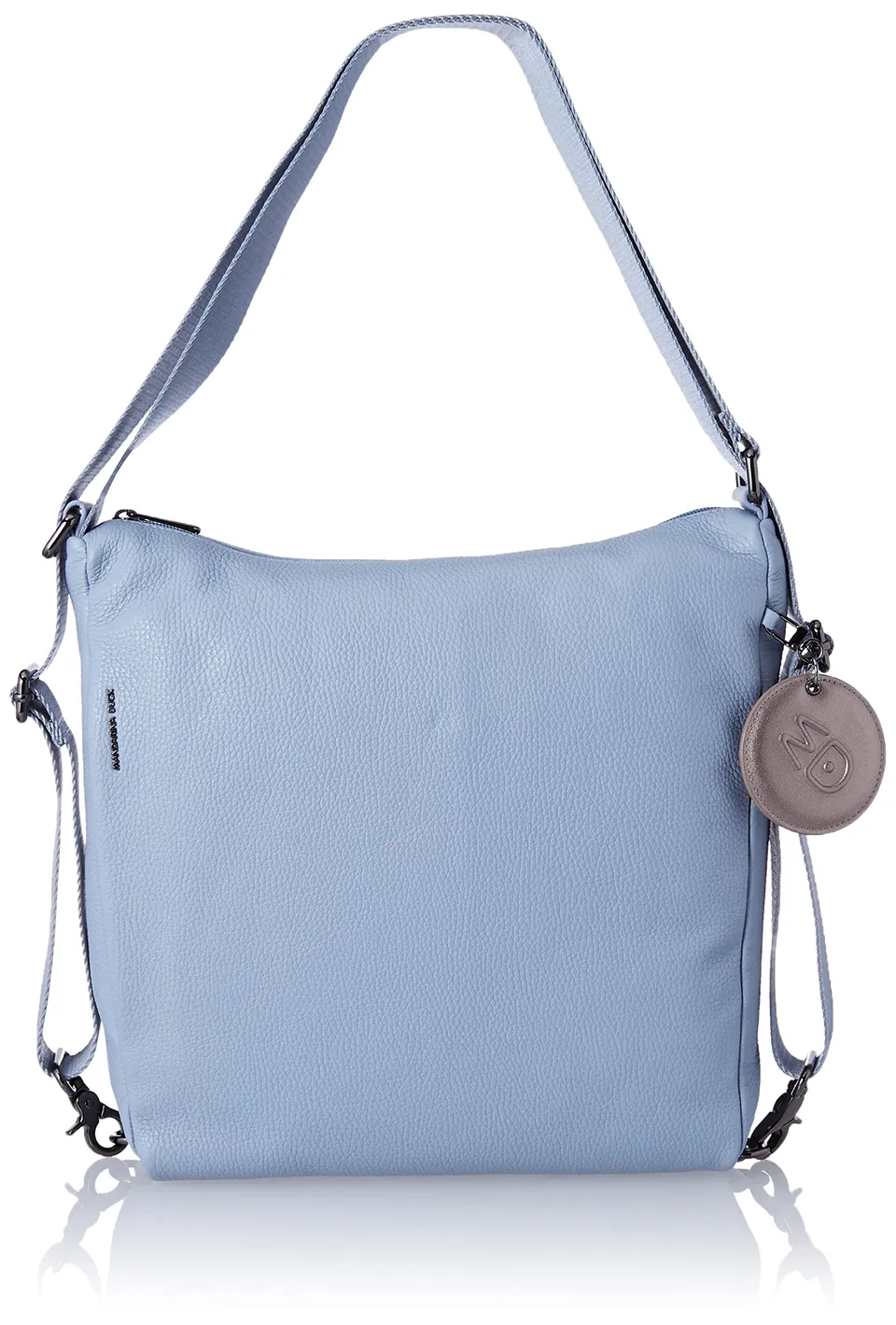 mandarina-duck-mellow-leather-borsa-a-tracolla-trasformabile-in-zaino-in-pelle-t image 1