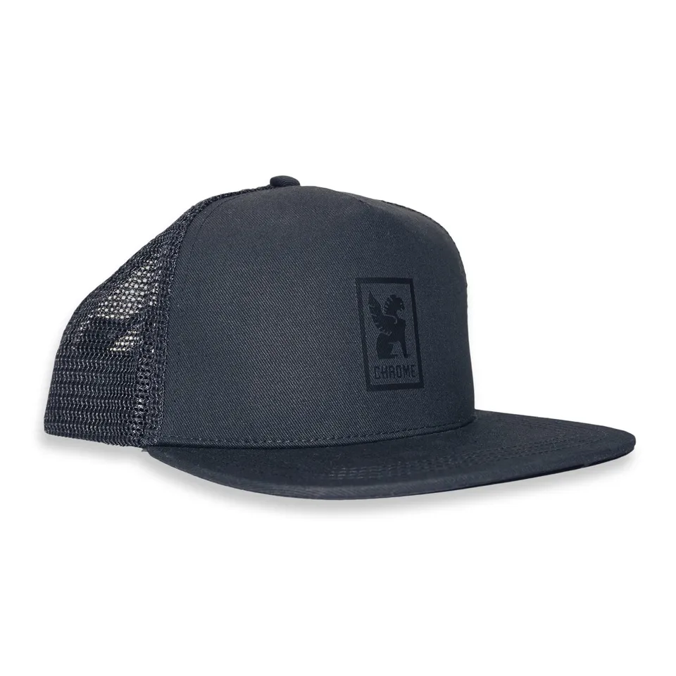 chrome-industries-logo-snapback-hat-cappellino-snapback-mid-profile-con-logo image 1