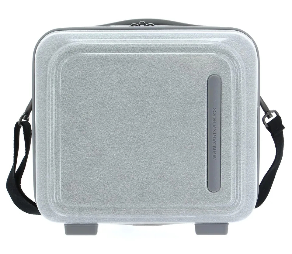 mandarina-duck-logoduck-beauty-case-glitter-argento-glitter-silver-policarbonato image 1