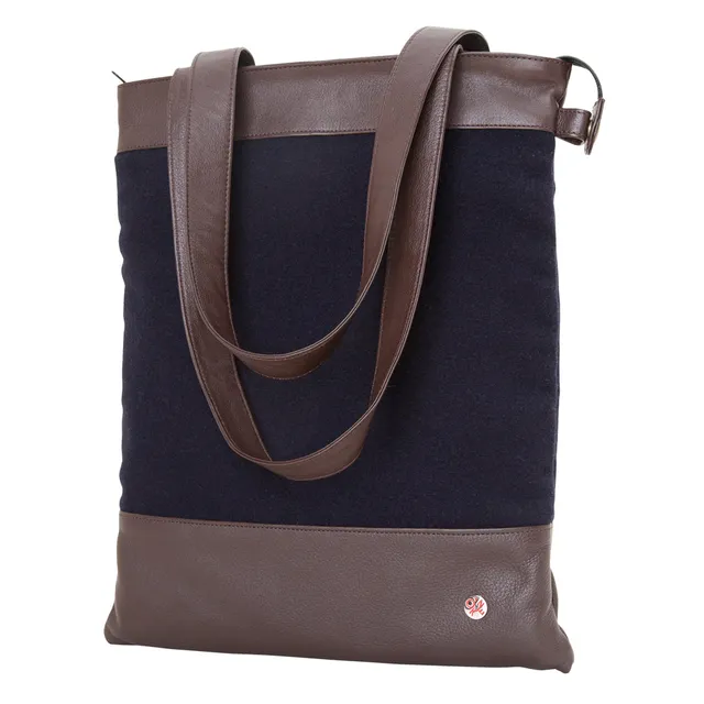 manhattan-portage-graham-wool-tote-bag-borsa-tote-in-lana-con-finiture-in-pelle- image 1