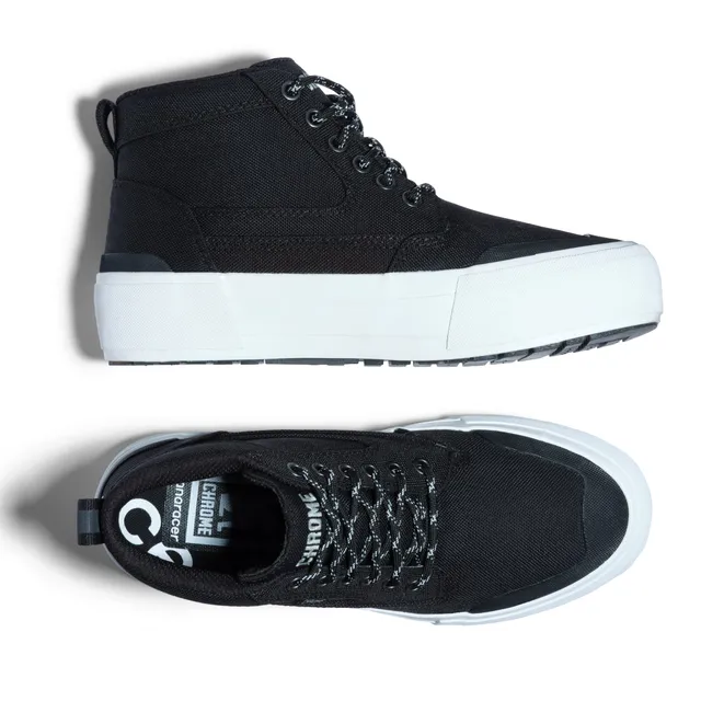 chrome-industries-415-boot-stacked-stivali-urban-lace-up-con-suola-rialzata-vega image 1