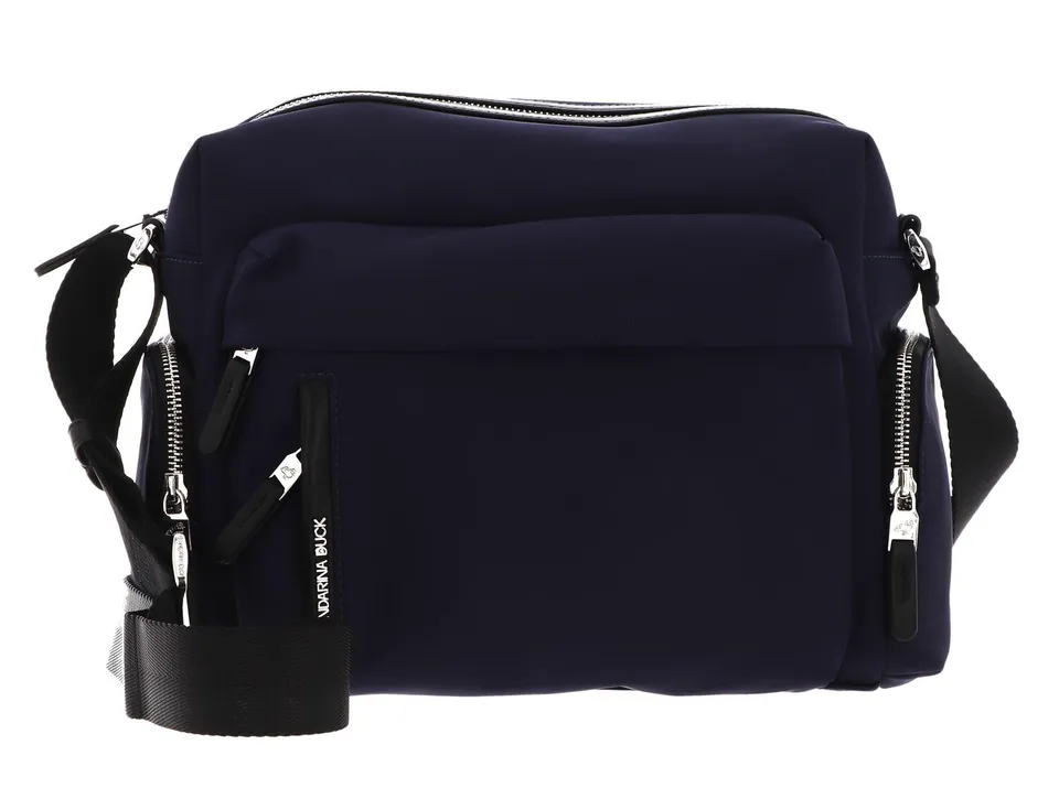 mandarina-duck-hunter-p10vct26-borsa-a-tracolla-media-in-nylon-lucido-con-4-tasc image 1