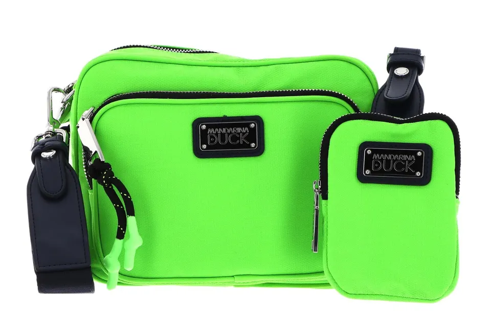 mandarina-duck-style-crossover-borsa-a-spalla-donna-in-nylon-riciclato-fucsia-fl image 1