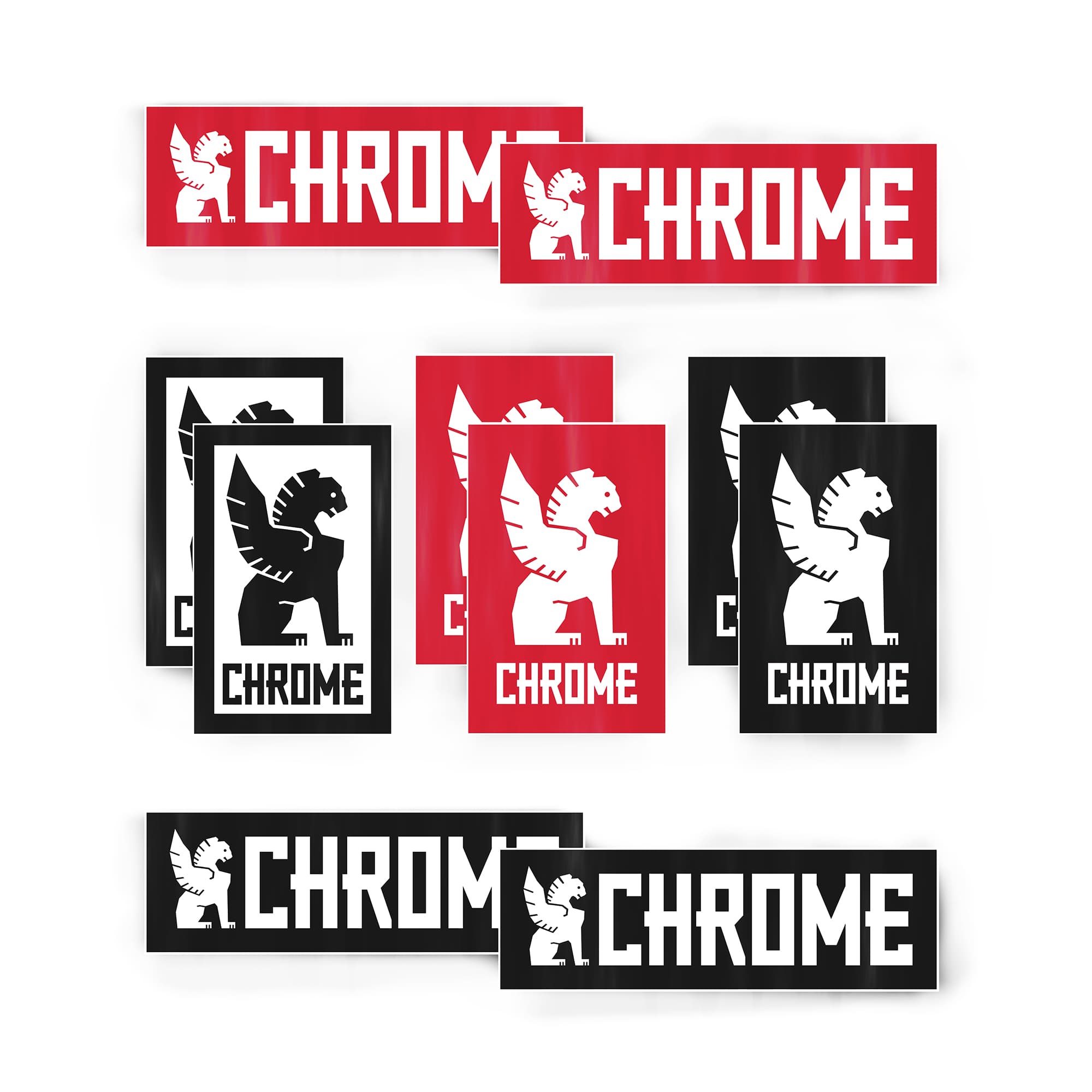 chrome-industries-sticker-pack-set-di-adesivi-multiuso-per-laptop-bici-e-skate image 1