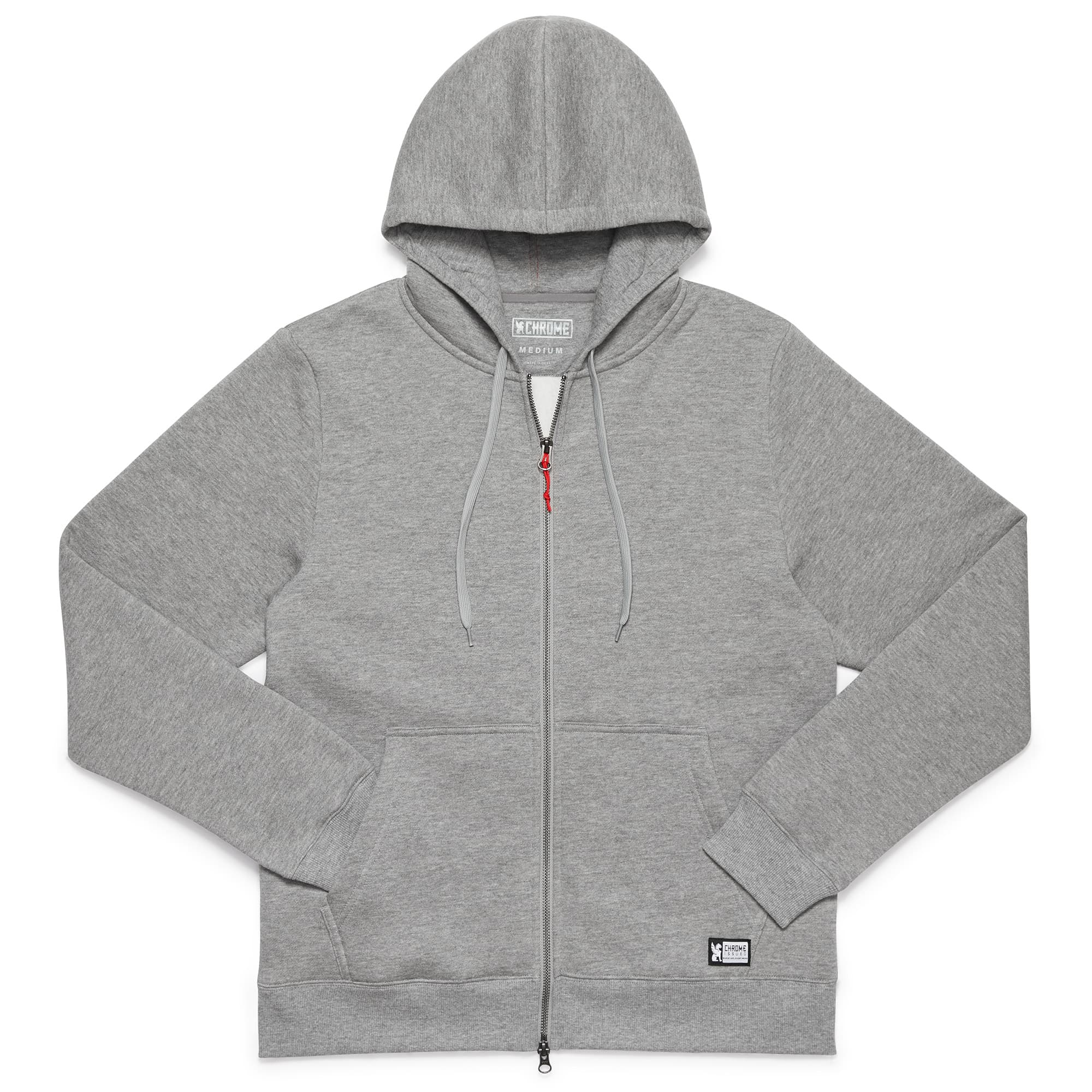 chrome-industries-chrome-issued-fleece-hoodie-felpa-con-cappuccio-in-pile-unisex image 2