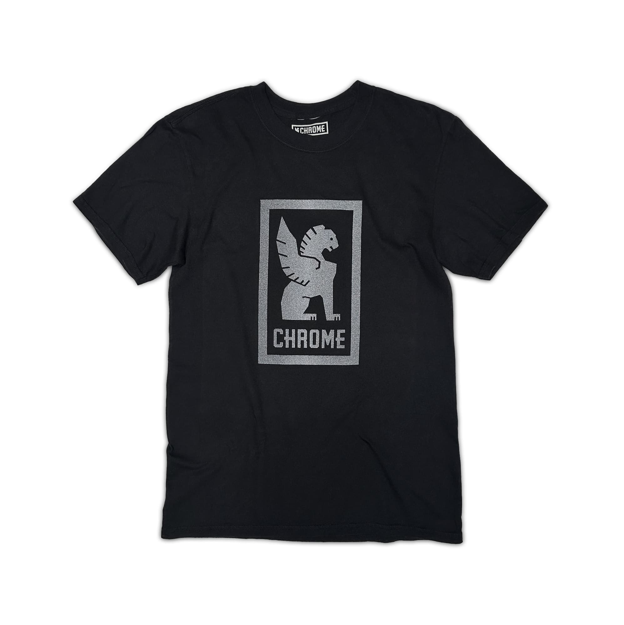 chrome-industries-logo-tee-short-sleeve-t-shirt-girocollo-in-cotone-100-a-vestib image 2