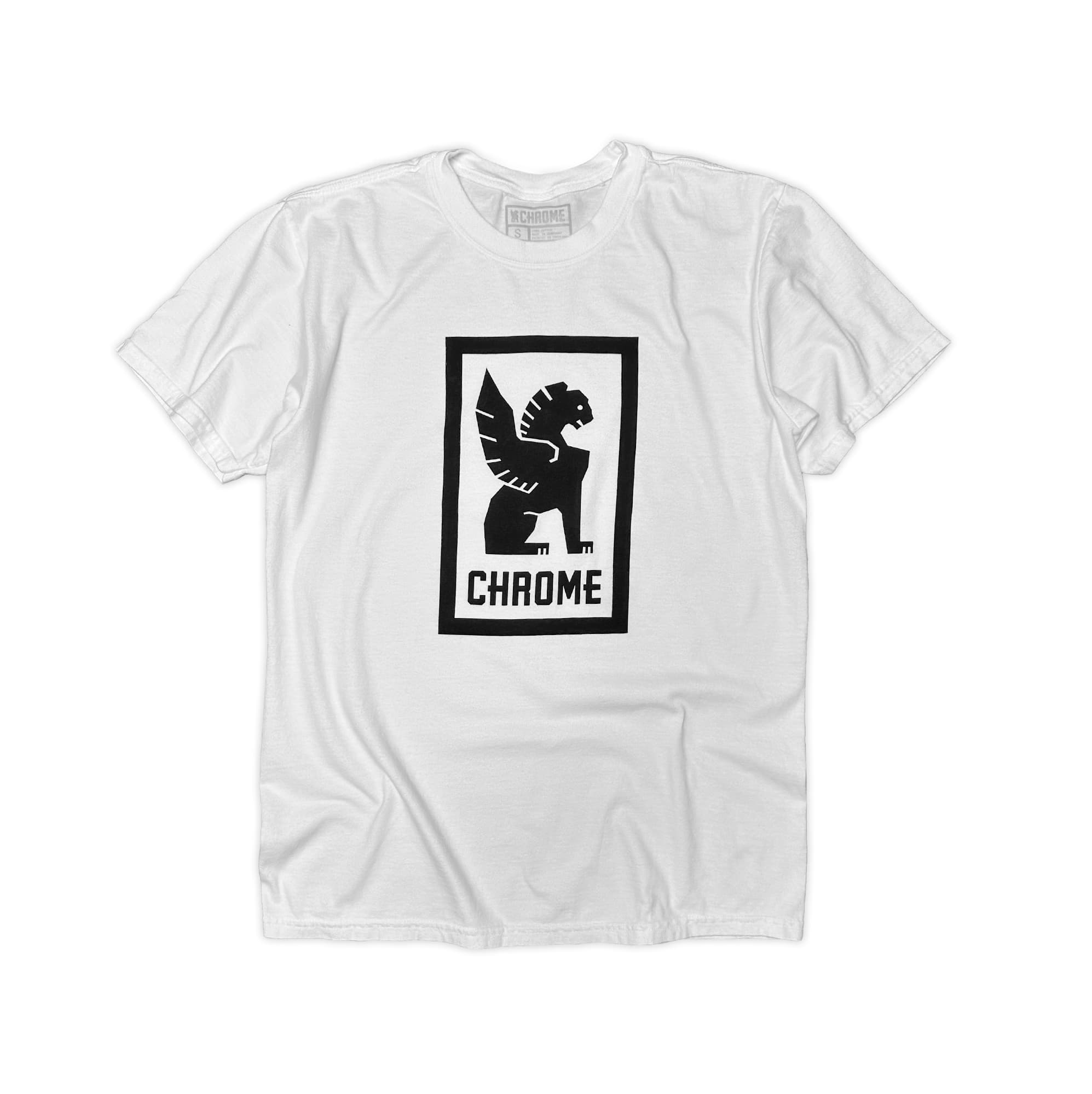 chrome-industries-logo-tee-short-sleeve-t-shirt-girocollo-in-cotone-100-a-vestib image 1