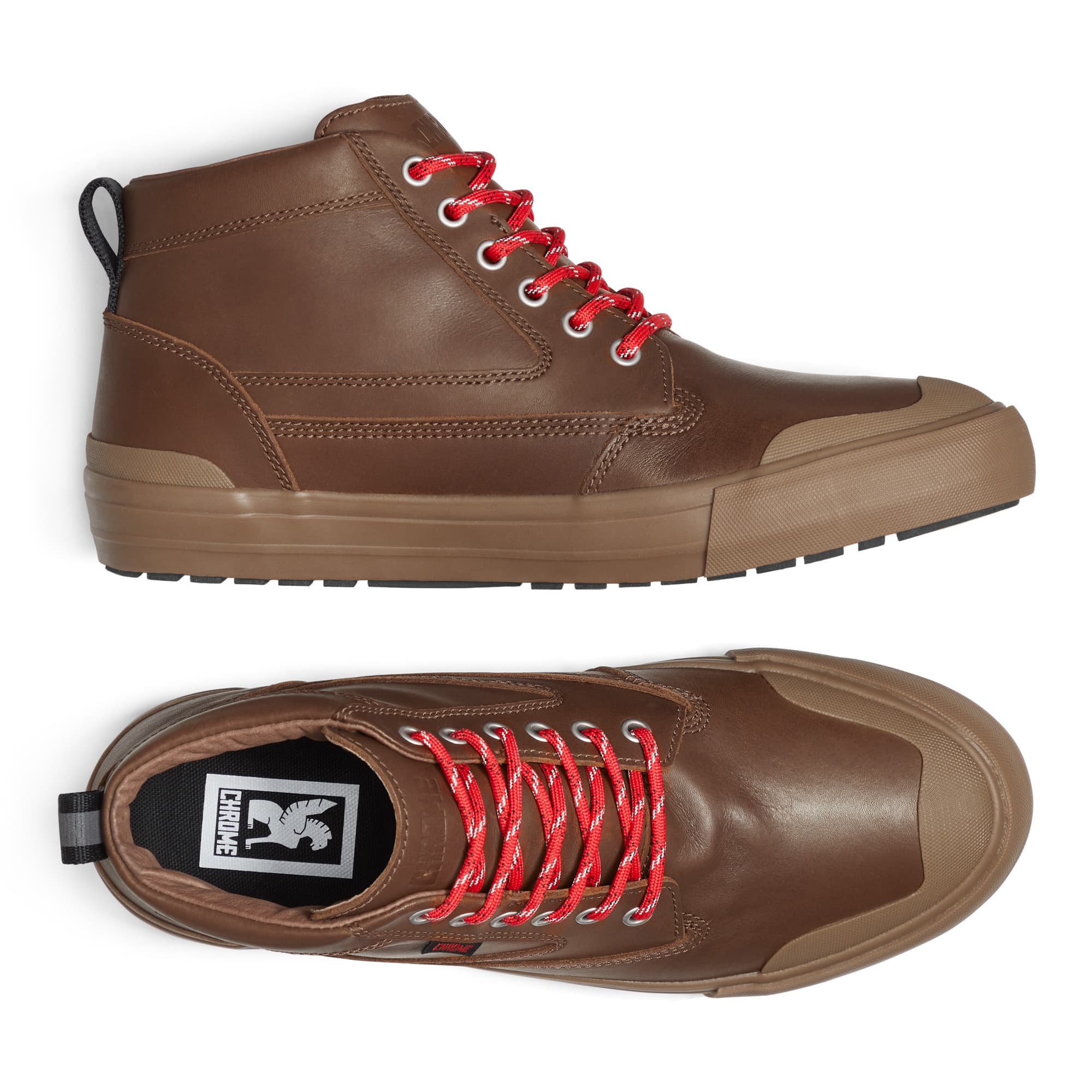 chrome-industries-storm-415-stivale-traction-impermeabile-alto-con-lacci-e-suola image 5