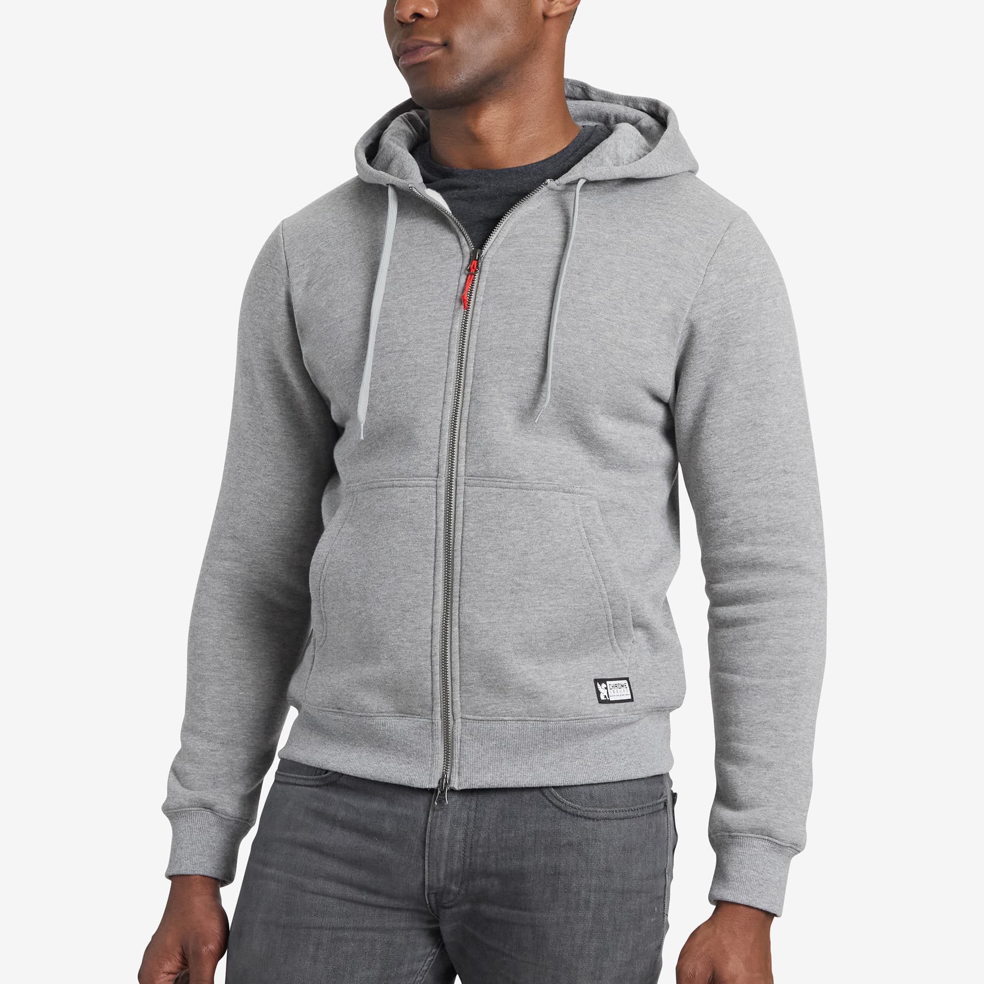 chrome-industries-chrome-issued-fleece-hoodie-felpa-con-cappuccio-in-pile-unisex image 1