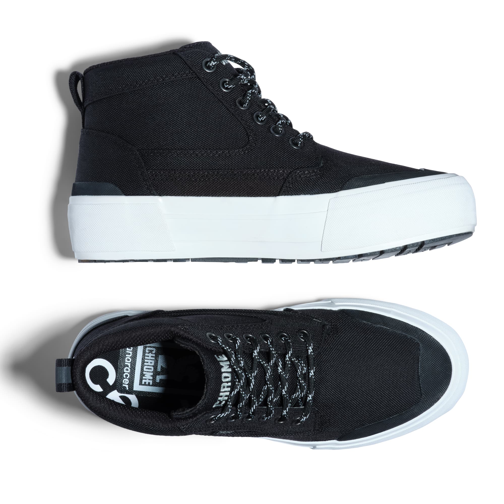 chrome-industries-415-boot-stacked-stivali-urban-lace-up-con-suola-rialzata-vega image 1