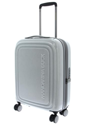 mandarina-duck-logoduck-trolley-cabina-con-glitter-argento-glitter-silver-spinne image 7