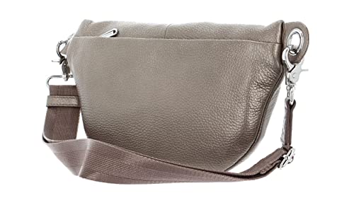 mandarina-duck-mellow-lux-marsupio-donna-in-pelle-oro-light-gold-30x16x10-cm-tra image 8