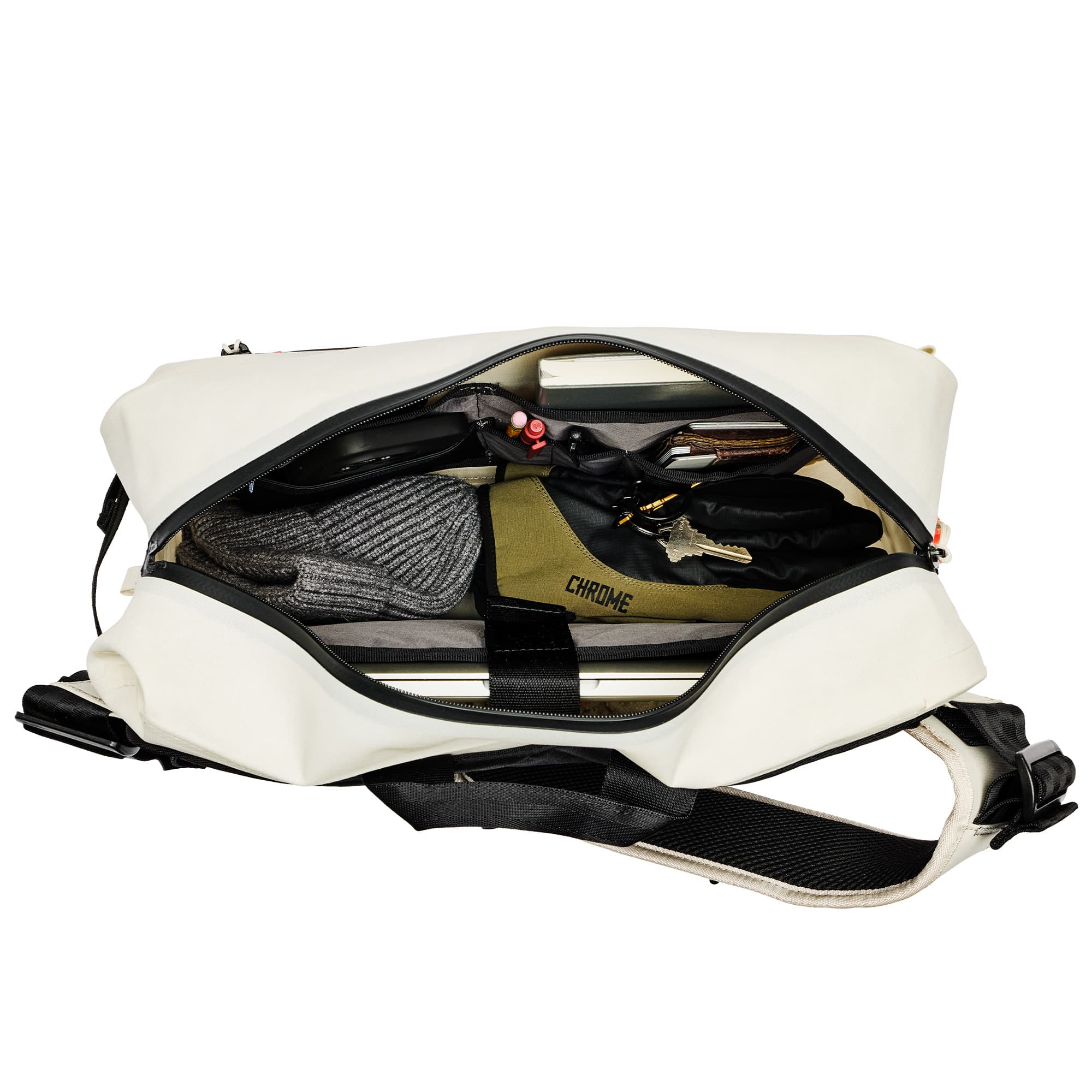 chrome-industries-kadet-max-wp-sling-borsa-a-tracolla-leggera-con-esterno-saldat image 3