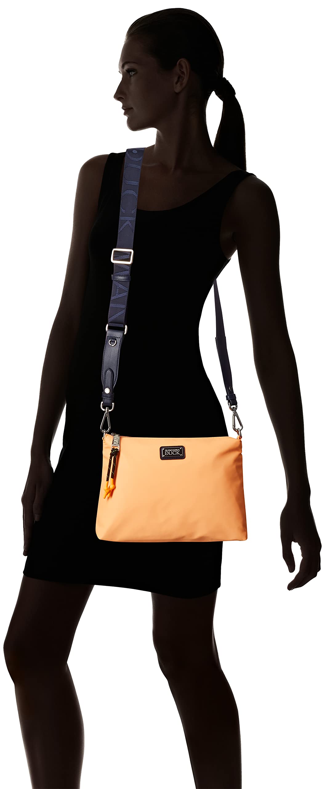mandarina-duck-stil-borsa-a-tracolla-crossover-donna-in-nylon-riciclato-cordoni- image 2