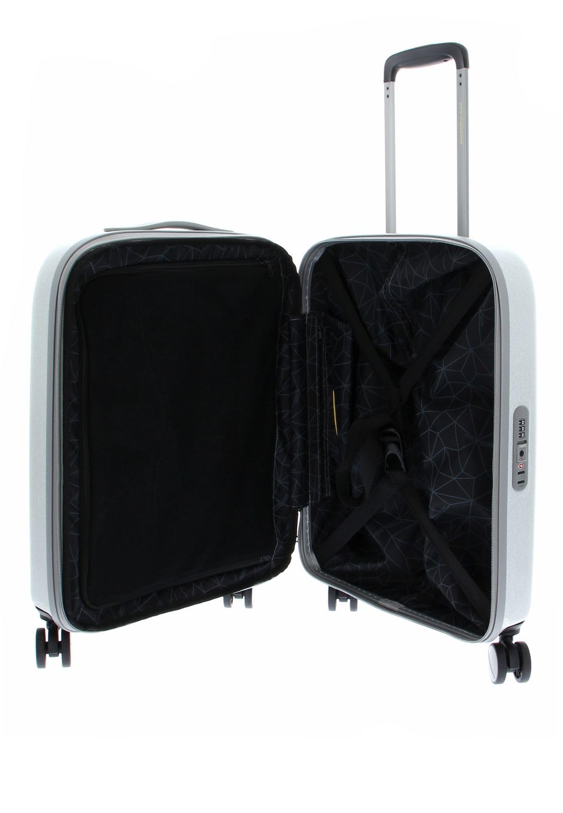 mandarina-duck-logoduck-trolley-cabina-con-glitter-argento-glitter-silver-spinne image 6