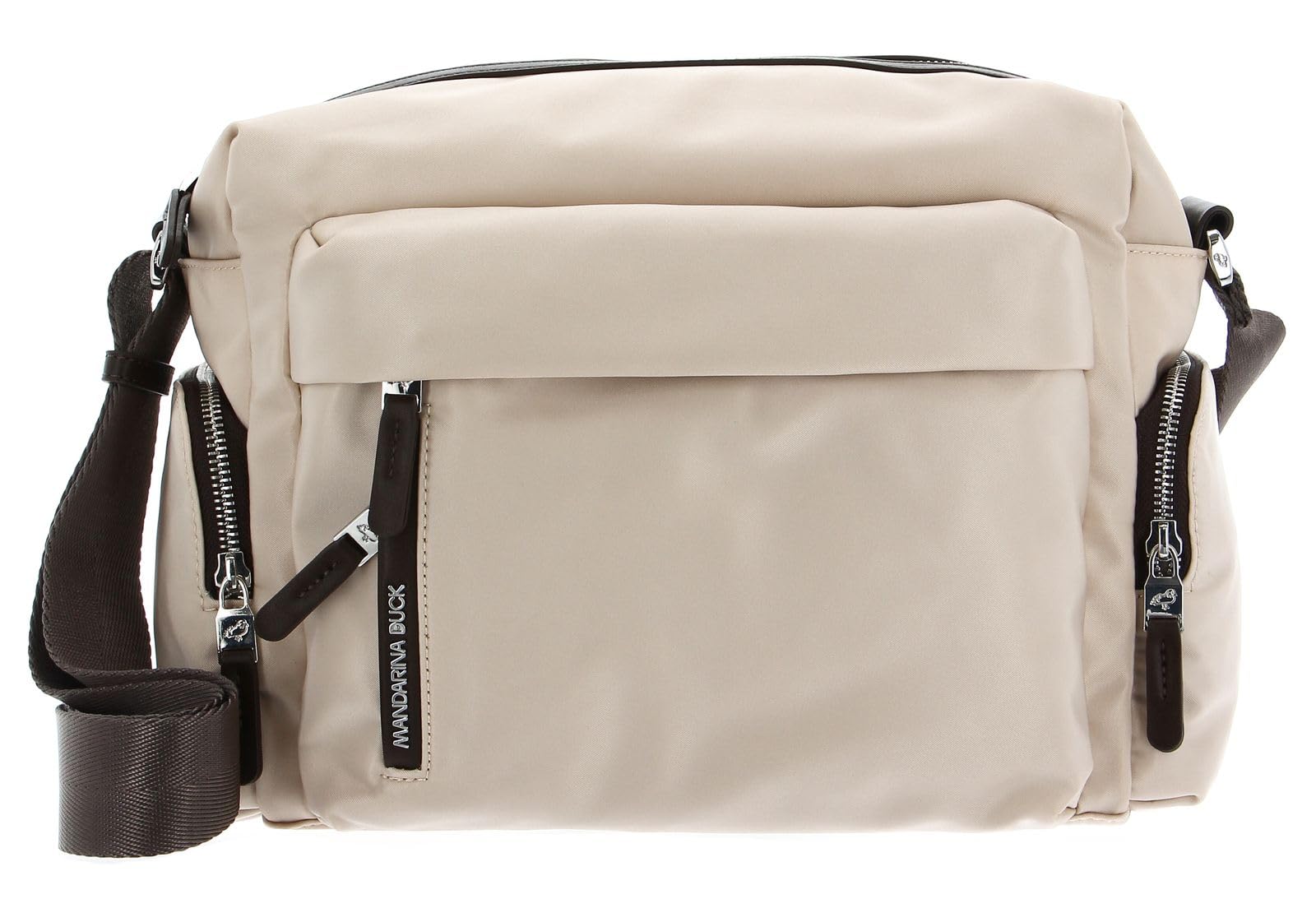 mandarina-duck-hunter-p10vct26-borsa-a-tracolla-media-in-nylon-lucido-con-4-tasc image 7