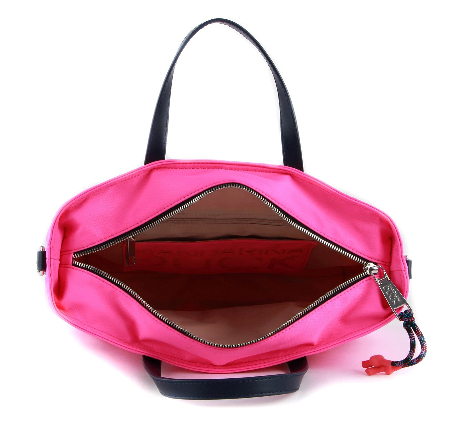 mandarina-duck-style-shopper-media-in-nylon-riciclato-con-tracolla-removibile image 6