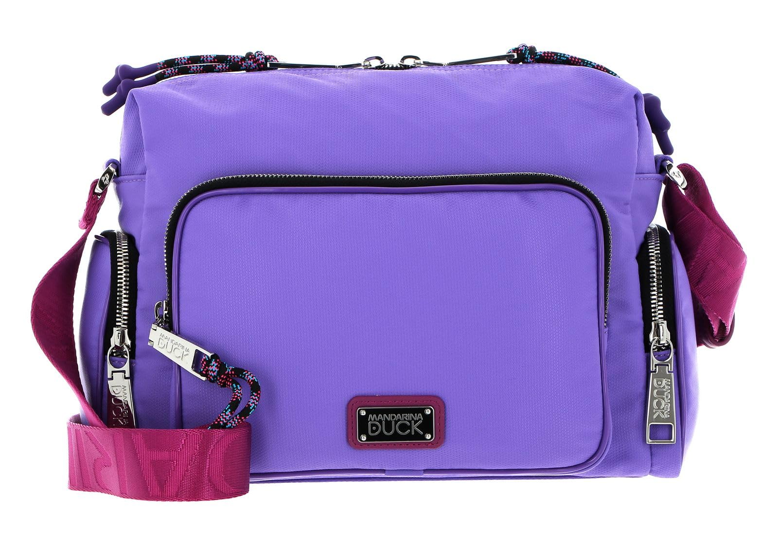 mandarina-duck-style-borsa-a-tracolla-donna-in-nylon-riciclato-35x24-5x15-cm image 7