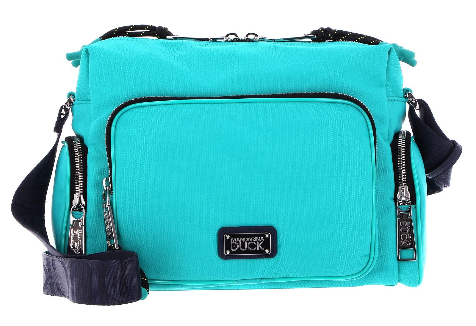 mandarina-duck-style-borsa-a-tracolla-donna-in-nylon-riciclato-35x24-5x15-cm image 8
