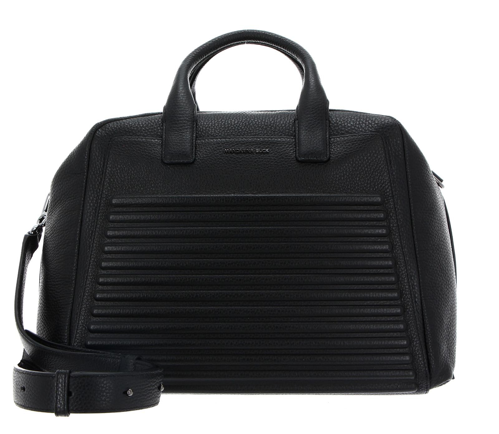 mandarina-duck-i-con-borsa-a-tracolla-donna-in-pelle-texturizzata-32x26-5x20-cm image 8