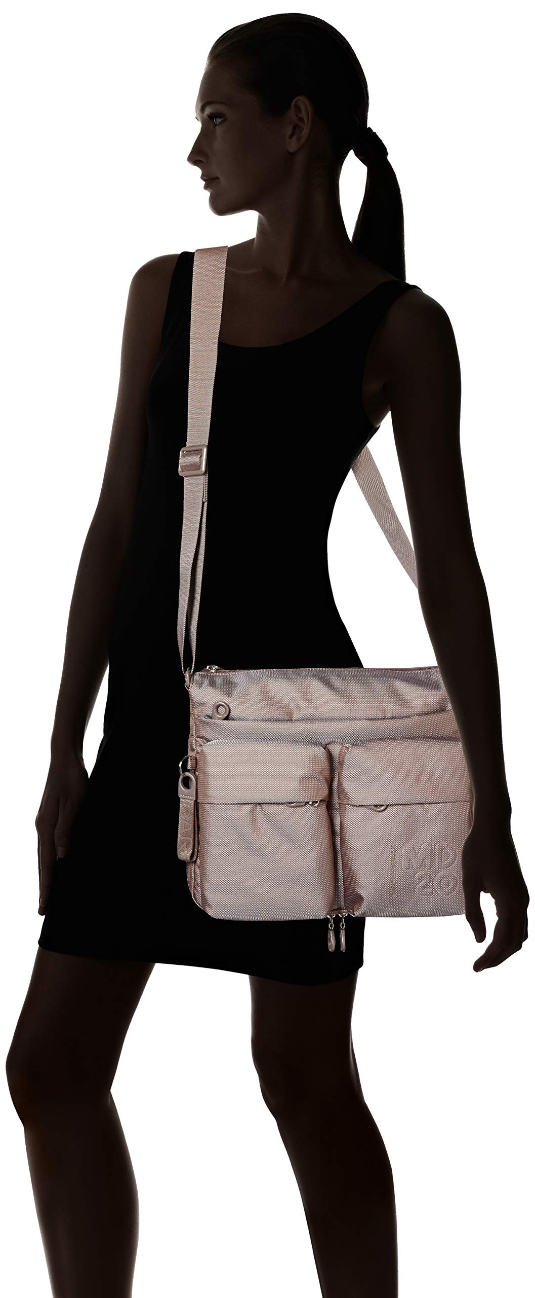 mandarina-duck-md-20-p10qmtx6-borsa-a-tracolla-donna-espandibile-in-mitrix-cangi image 2