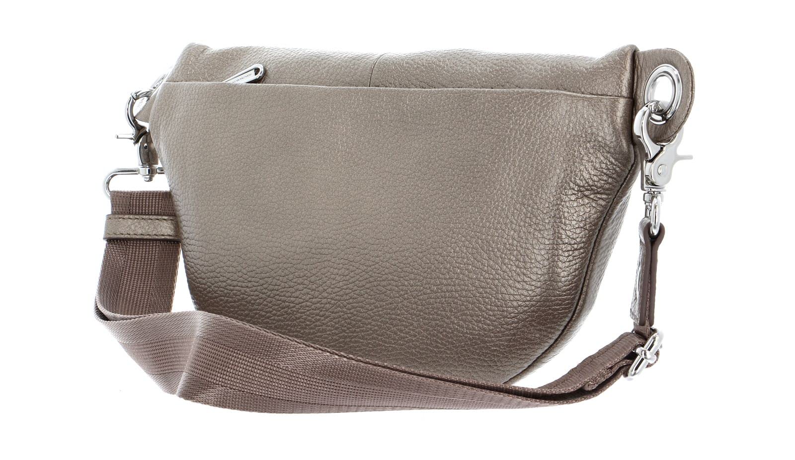 mandarina-duck-mellow-lux-marsupio-donna-in-pelle-oro-light-gold-30x16x10-cm-tra image 4