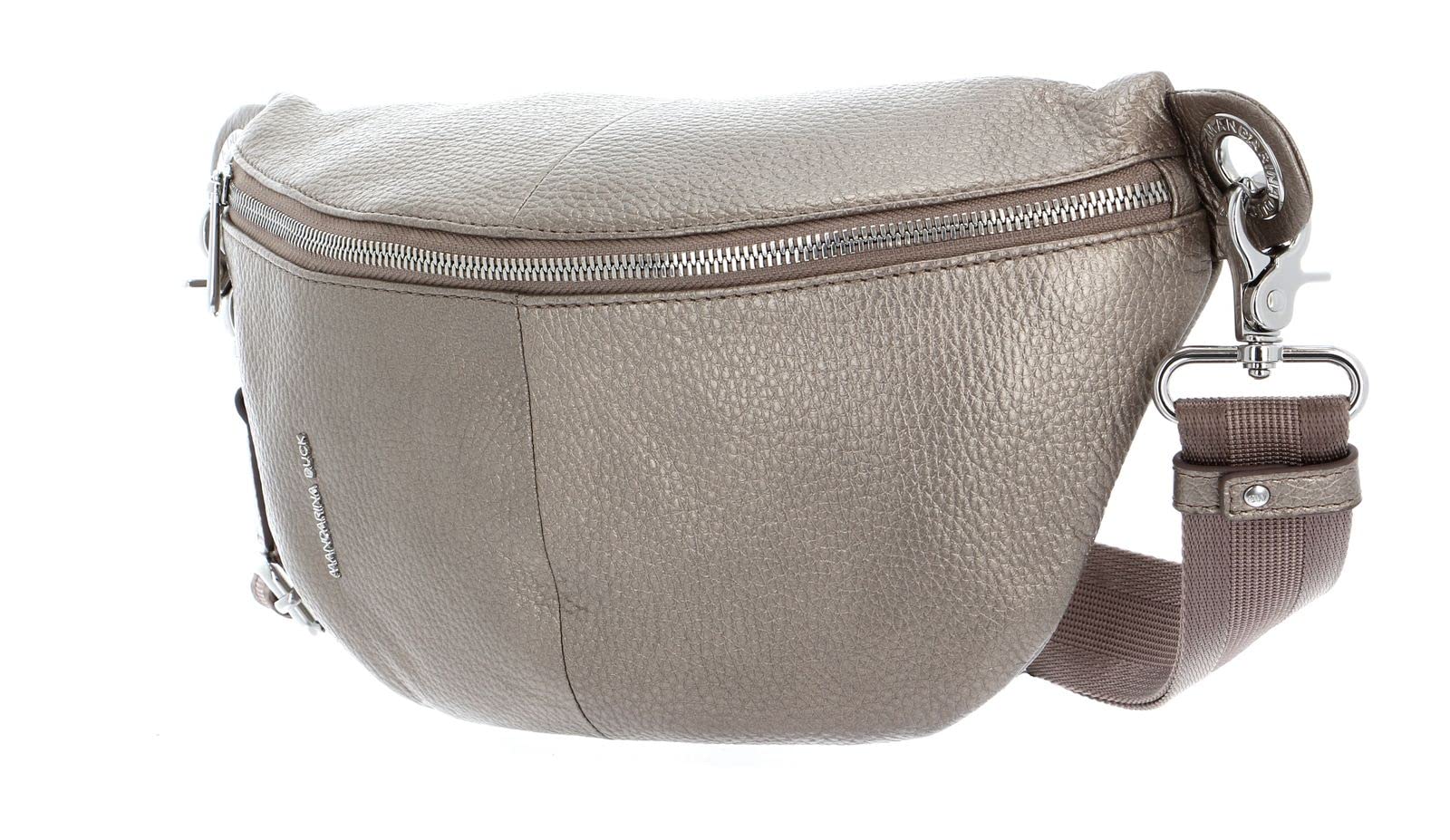 mandarina-duck-mellow-lux-marsupio-donna-in-pelle-oro-light-gold-30x16x10-cm-tra image 2