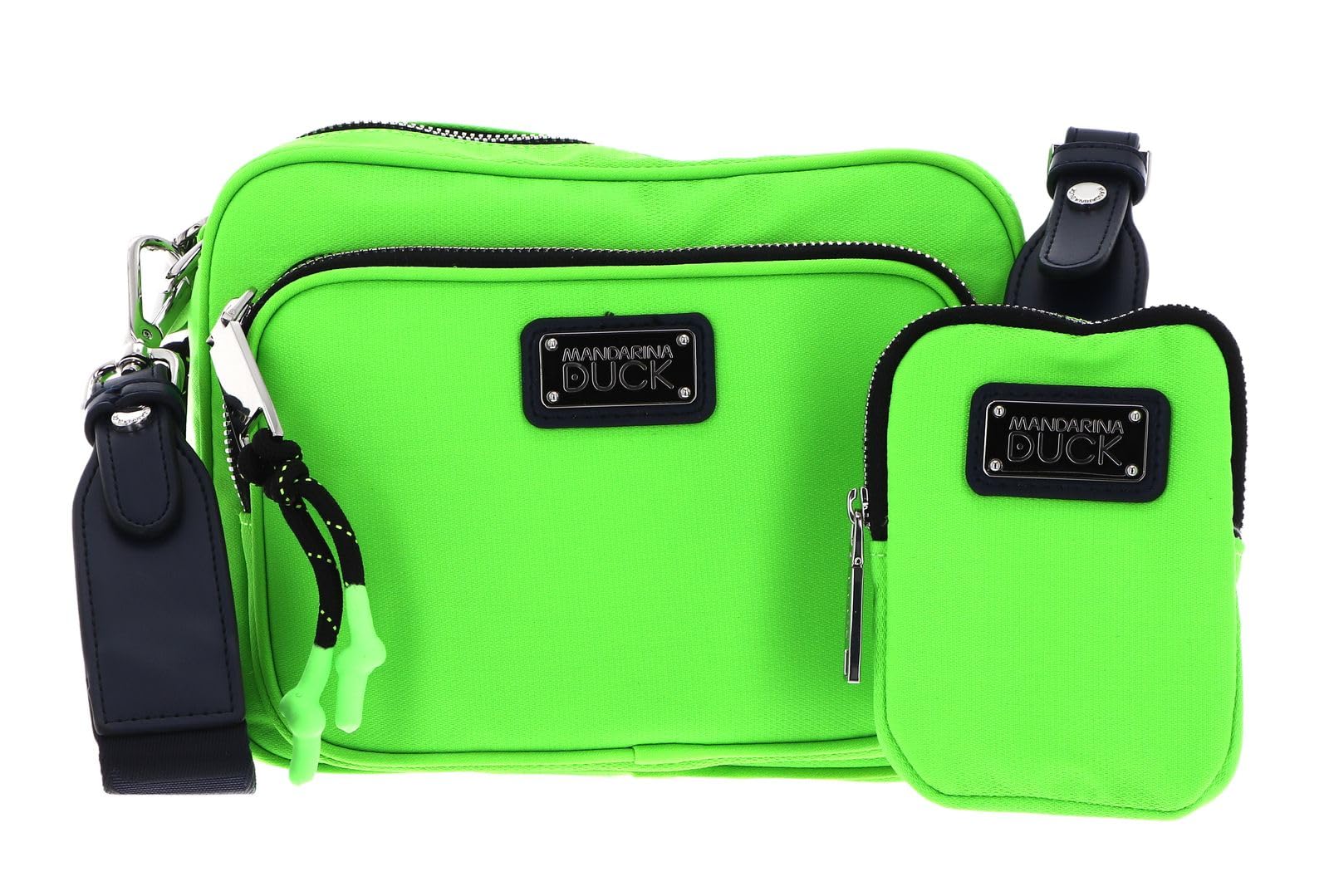 mandarina-duck-style-crossover-borsa-a-spalla-donna-in-nylon-riciclato-fucsia-fl image 1