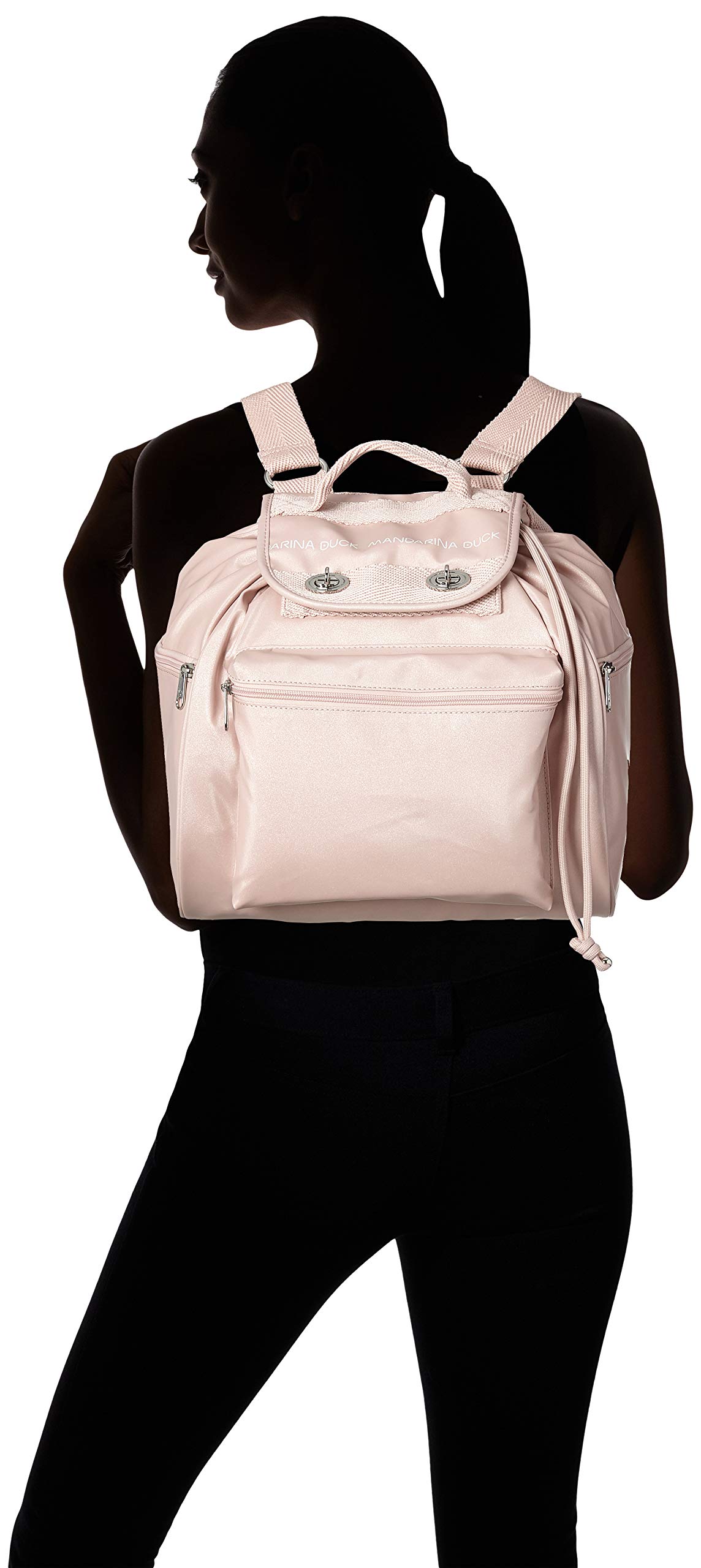 mandarina-duck-utility-zaino-donna-31x35x18-cm-in-materiale-gommato image 6