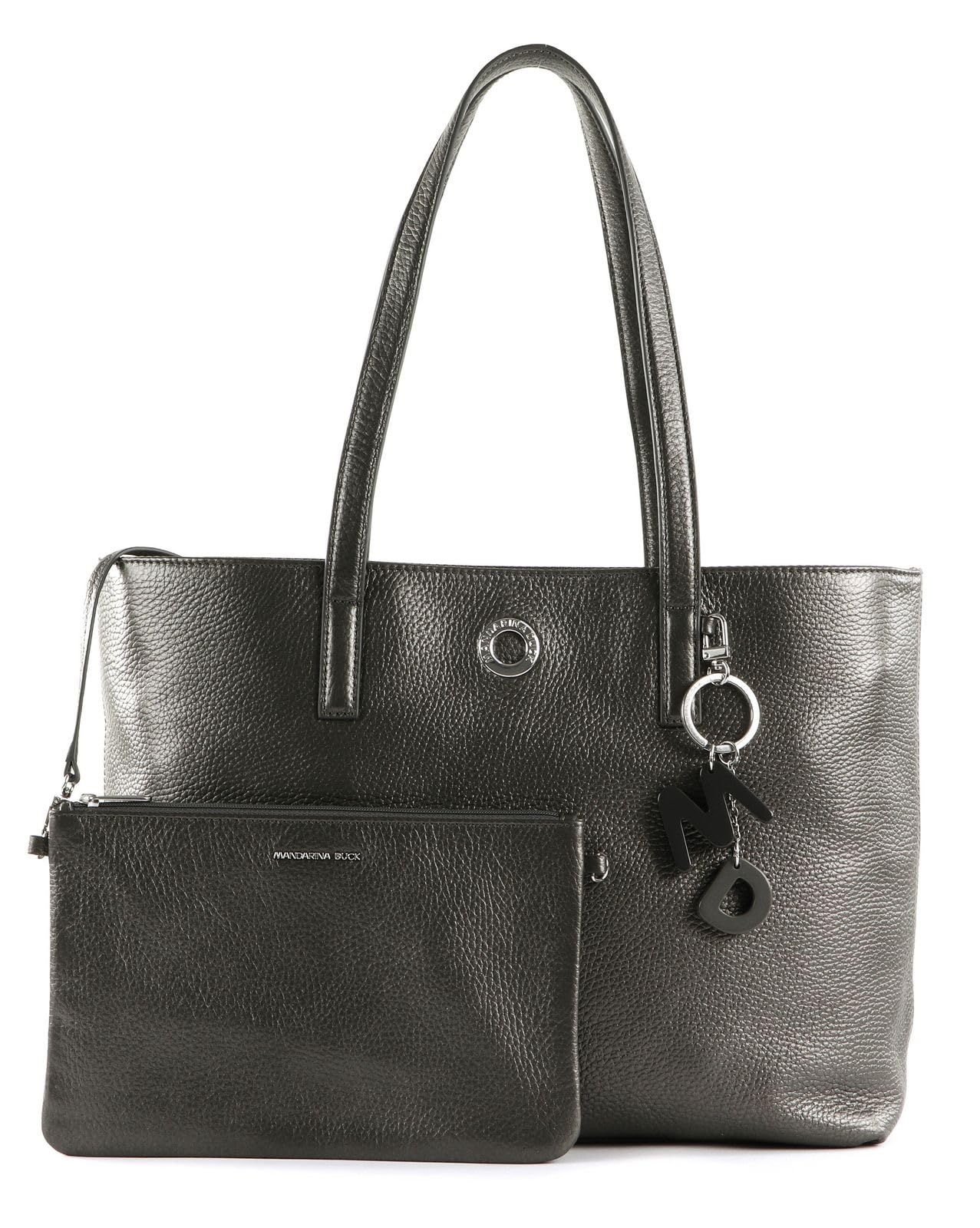 mandarina-duck-md-20-lux-shopper-donna-in-pelle-perlata-36x27x11-cm image 1