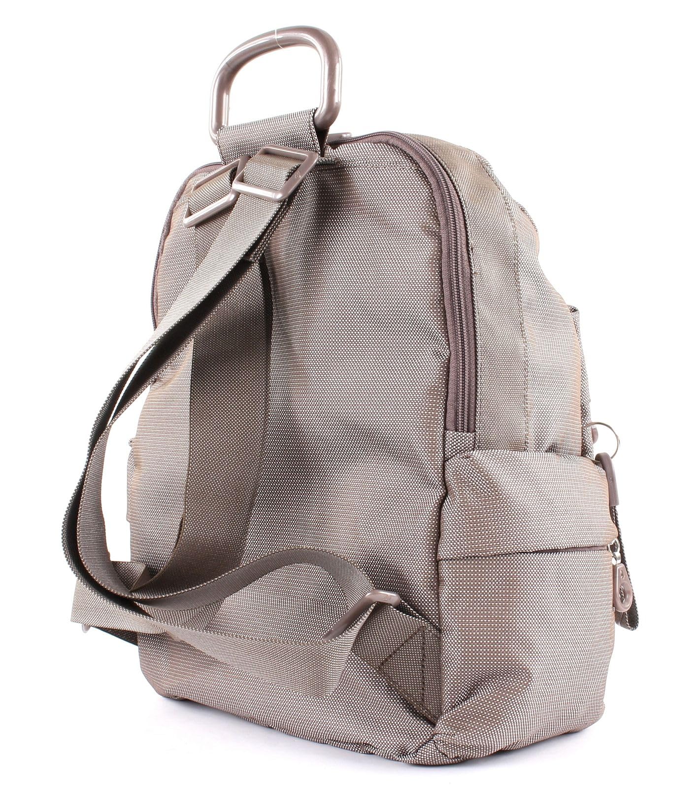mandarina-duck-md-20-zaino-donna-in-tessuto-mitrix-cangiante-taupe-26x37-5x14-cm image 4