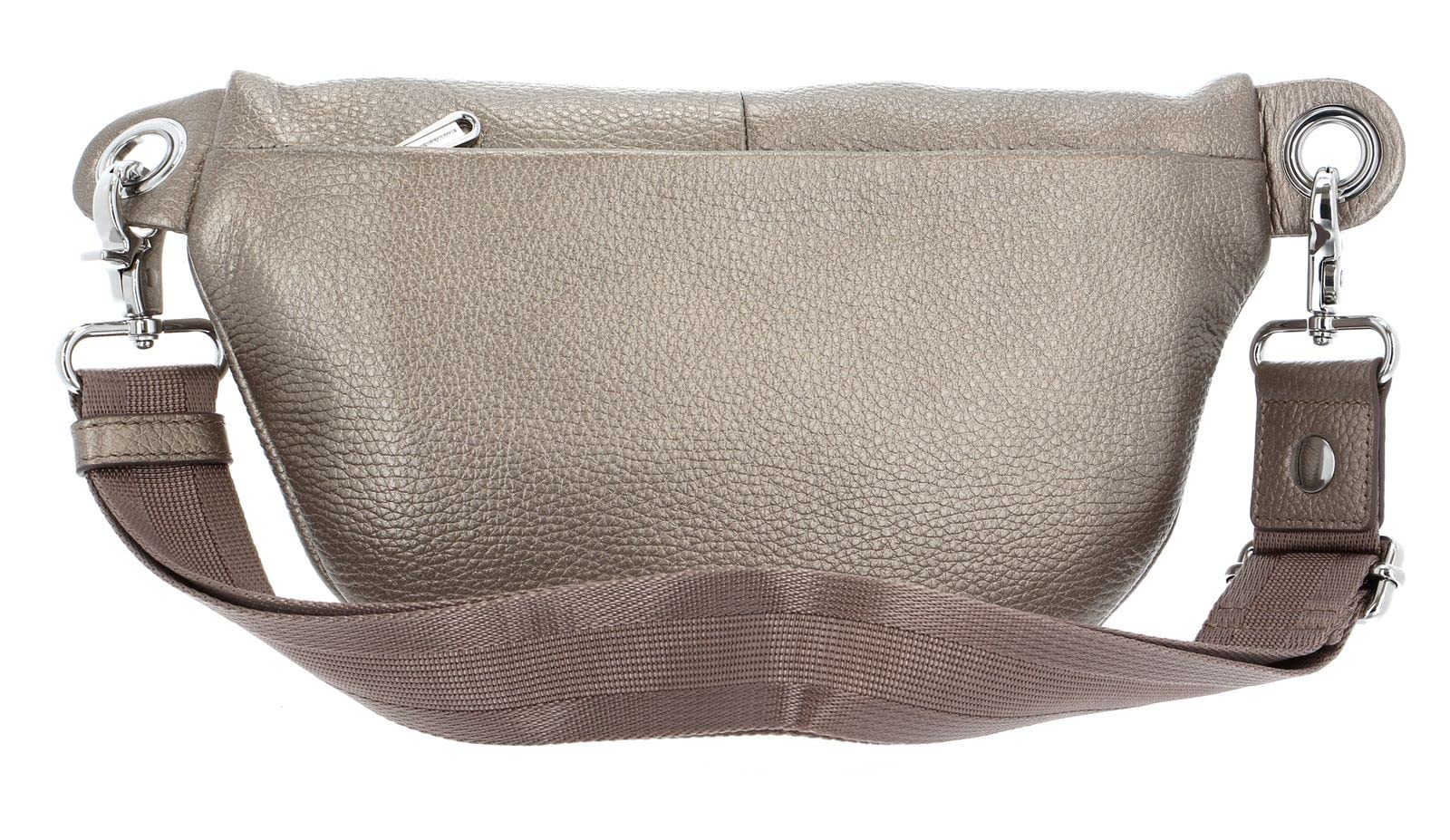 mandarina-duck-mellow-lux-marsupio-donna-in-pelle-oro-light-gold-30x16x10-cm-tra image 3