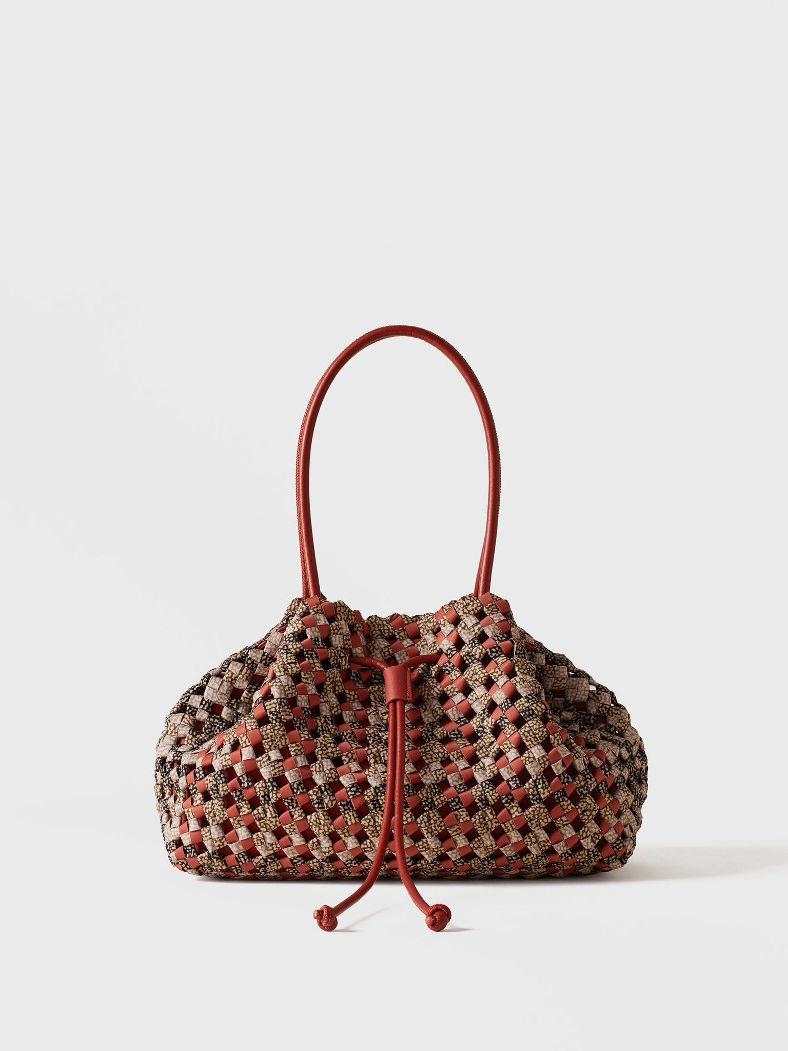 borbonese-la-nido-borsa-shopping-medium-in-tessuto-riciclato-stampa-op-intreccia image 8