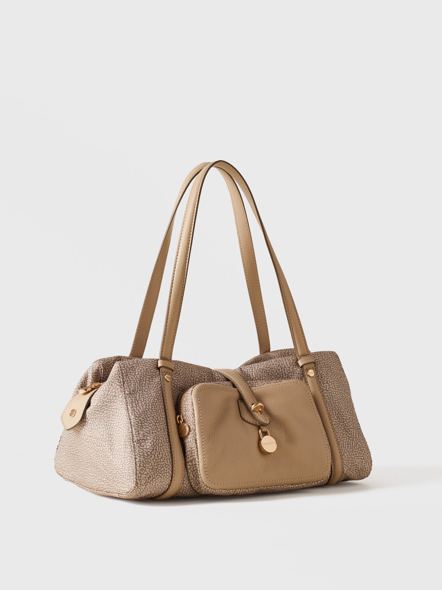 borbonese-poche-bauletto-medium-in-tessuto-riciclato-stampa-op-con-dettagli-in-v image 4