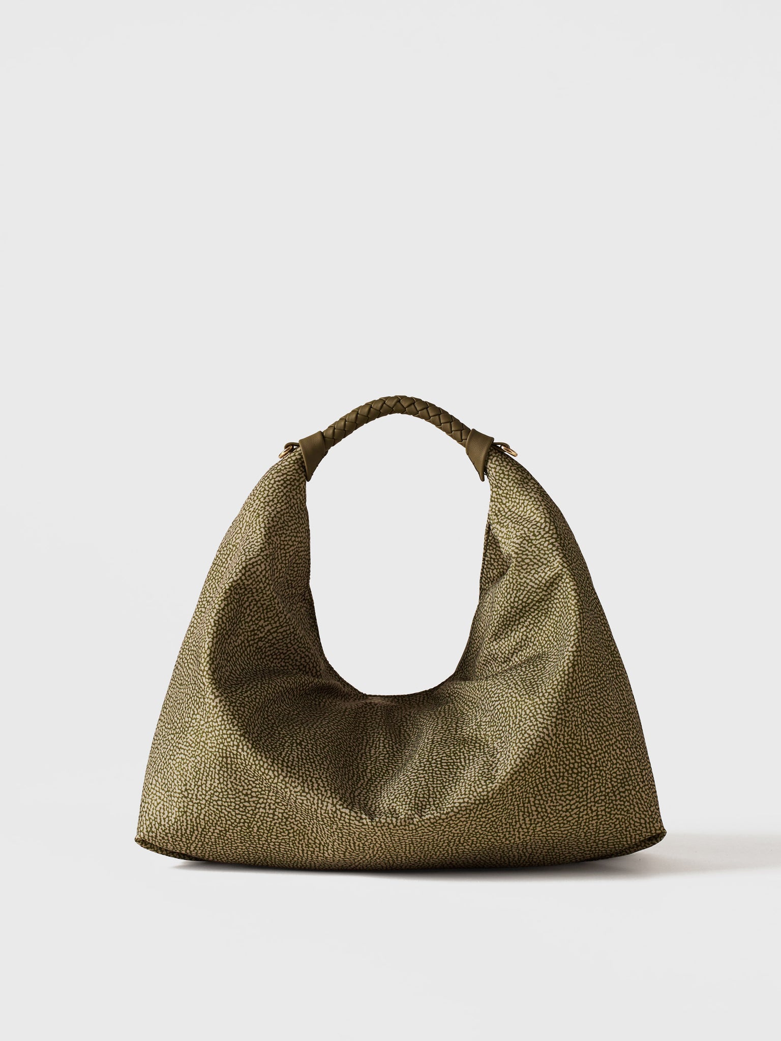 borbonese-plie-borsa-hobo-medium-borsa-hobo-in-tessuto-riciclato-stampa-op-con-d image 5