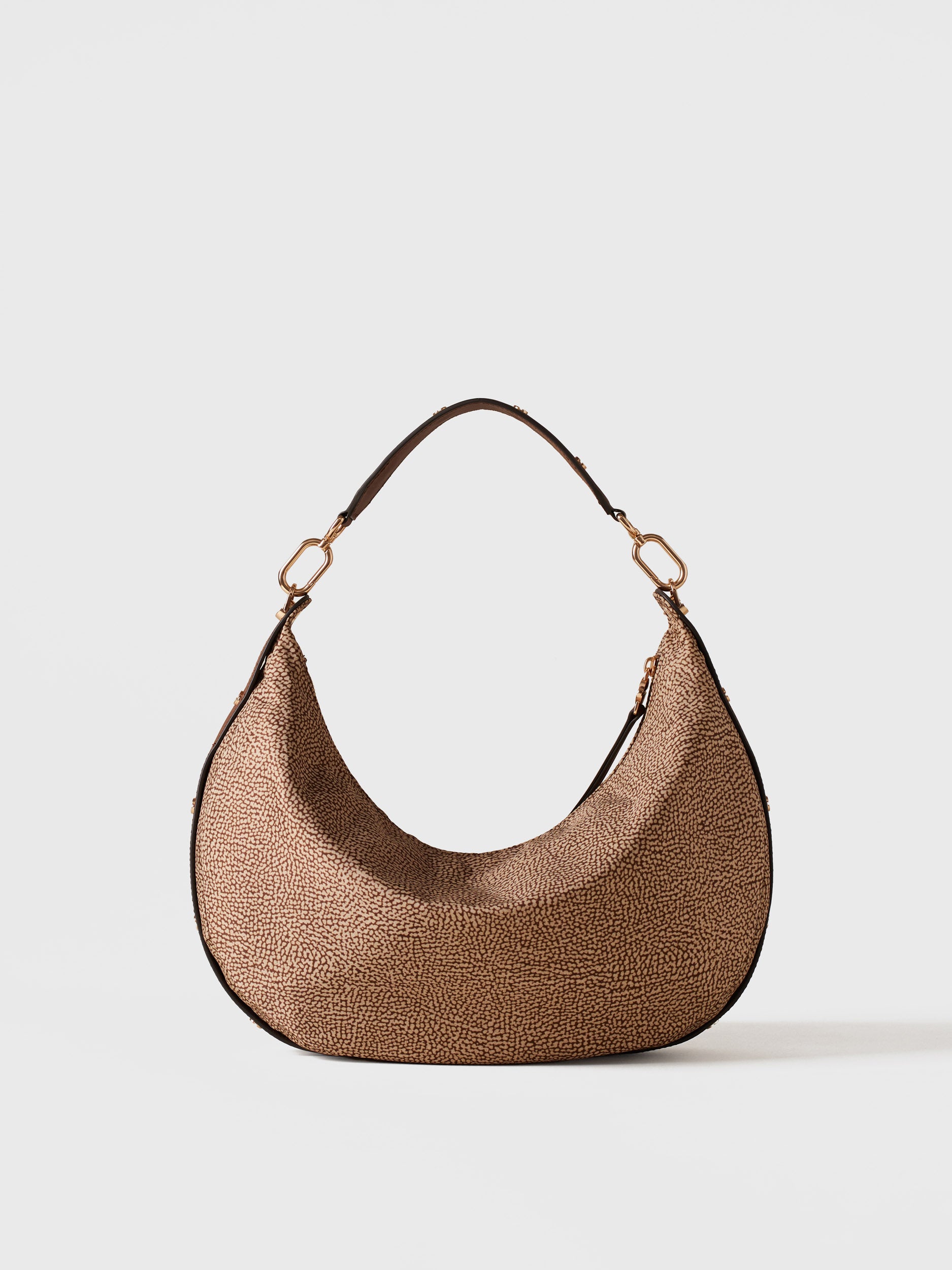 borbonese-frame-borsa-hobo-medium-in-tessuto-riciclato-stampa-op-con-manico-in-v image 5