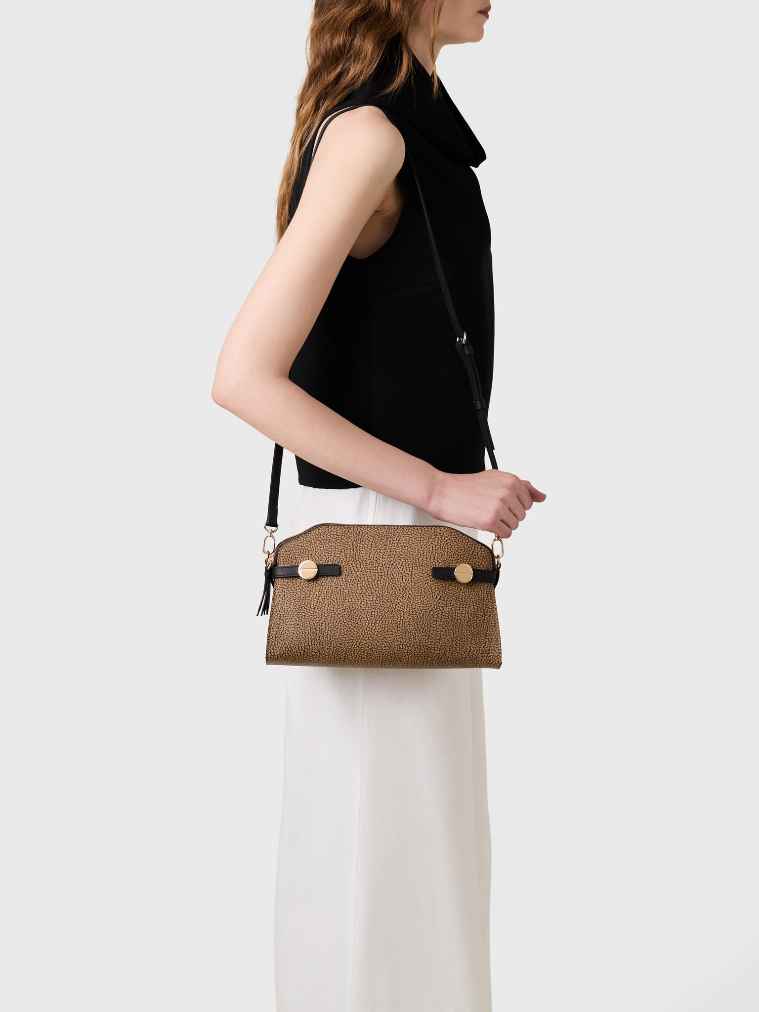 borbonese-gemini-camera-case-medium-in-tela-stampa-op-con-dettagli-in-vitello-e- image 3