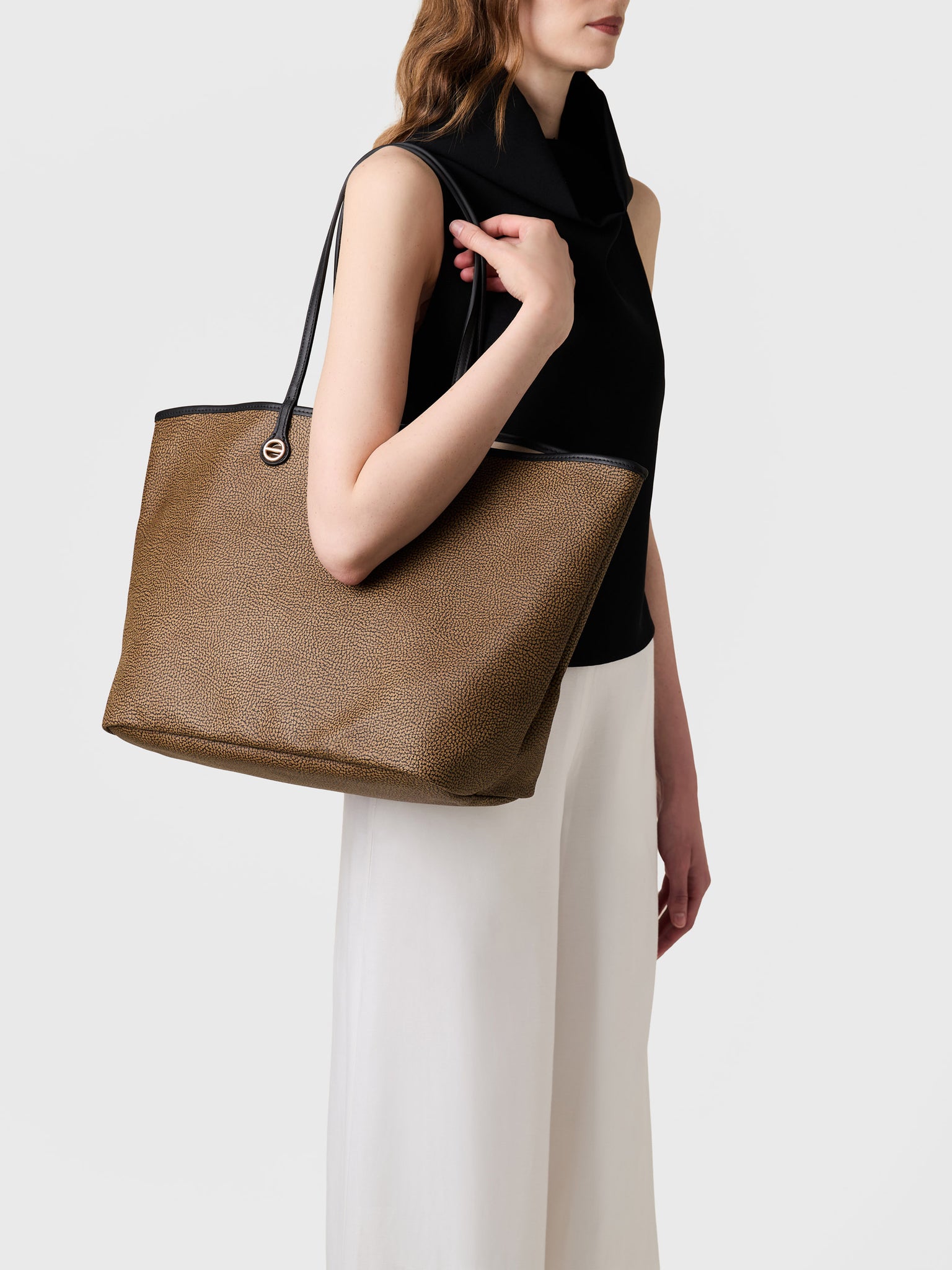 borbonese-flight-borsa-shopping-large-tote-grande-in-tela-stampa-op image 3