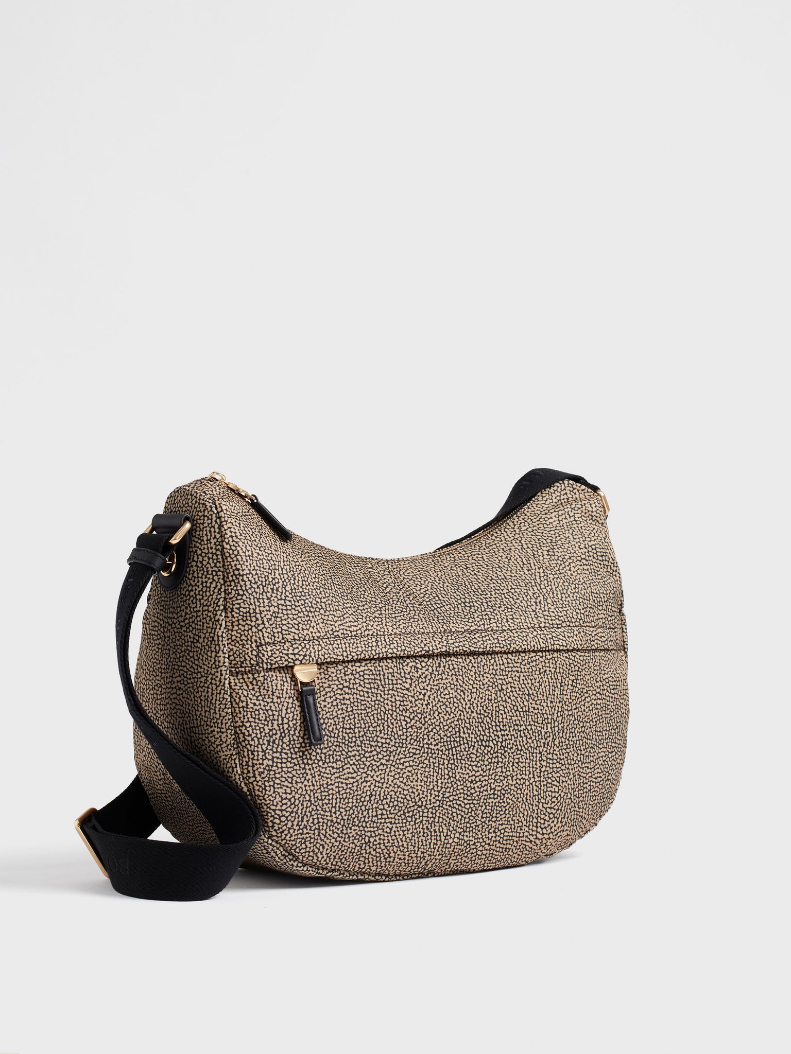 borbonese-b-club-luna-bag-medium-borsa-a-spalla-in-tessuto-riciclato-stampa-op-c image 3