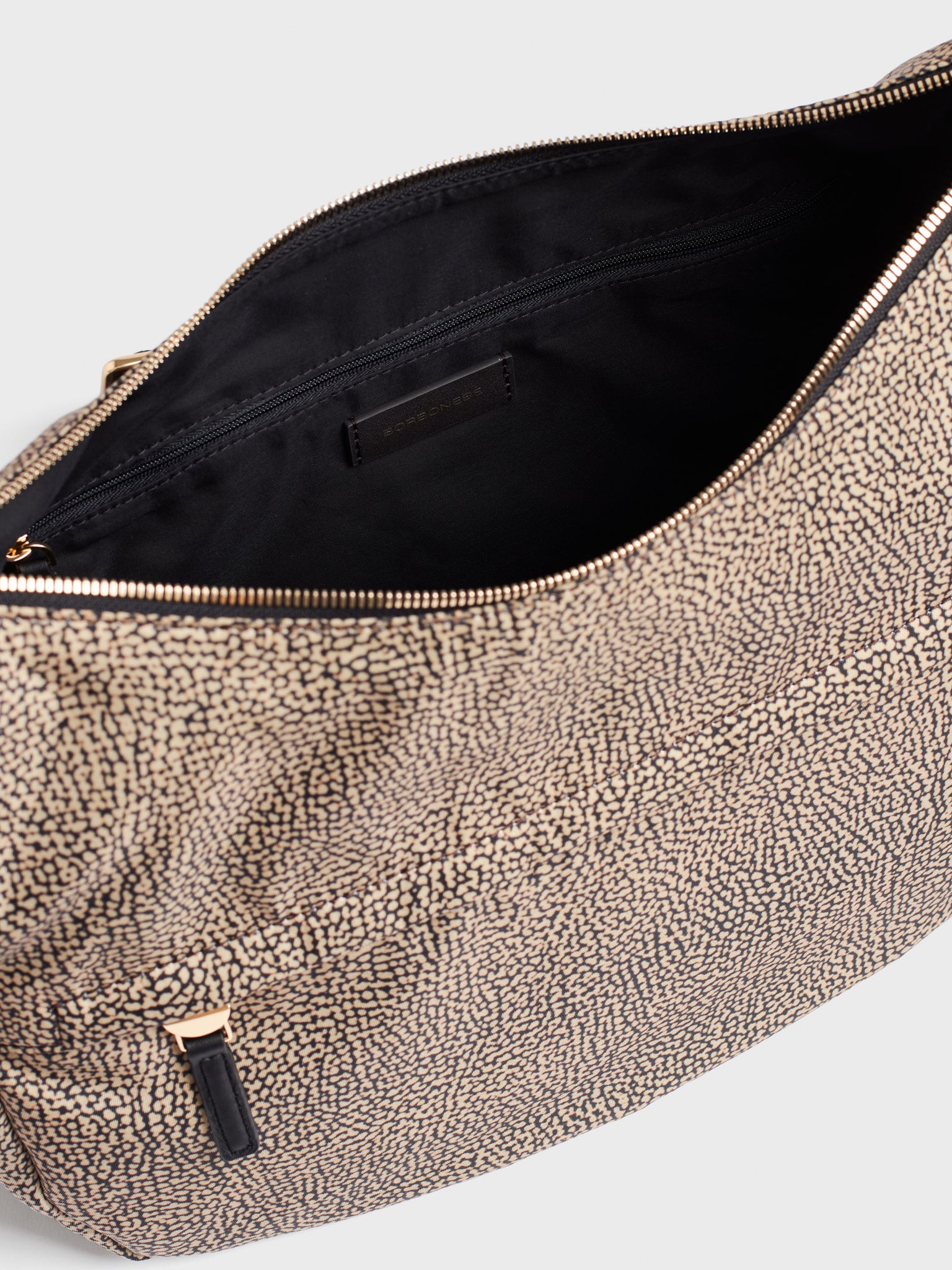 borbonese-b-club-luna-bag-medium-borsa-a-spalla-in-tessuto-riciclato-stampa-op-c image 5