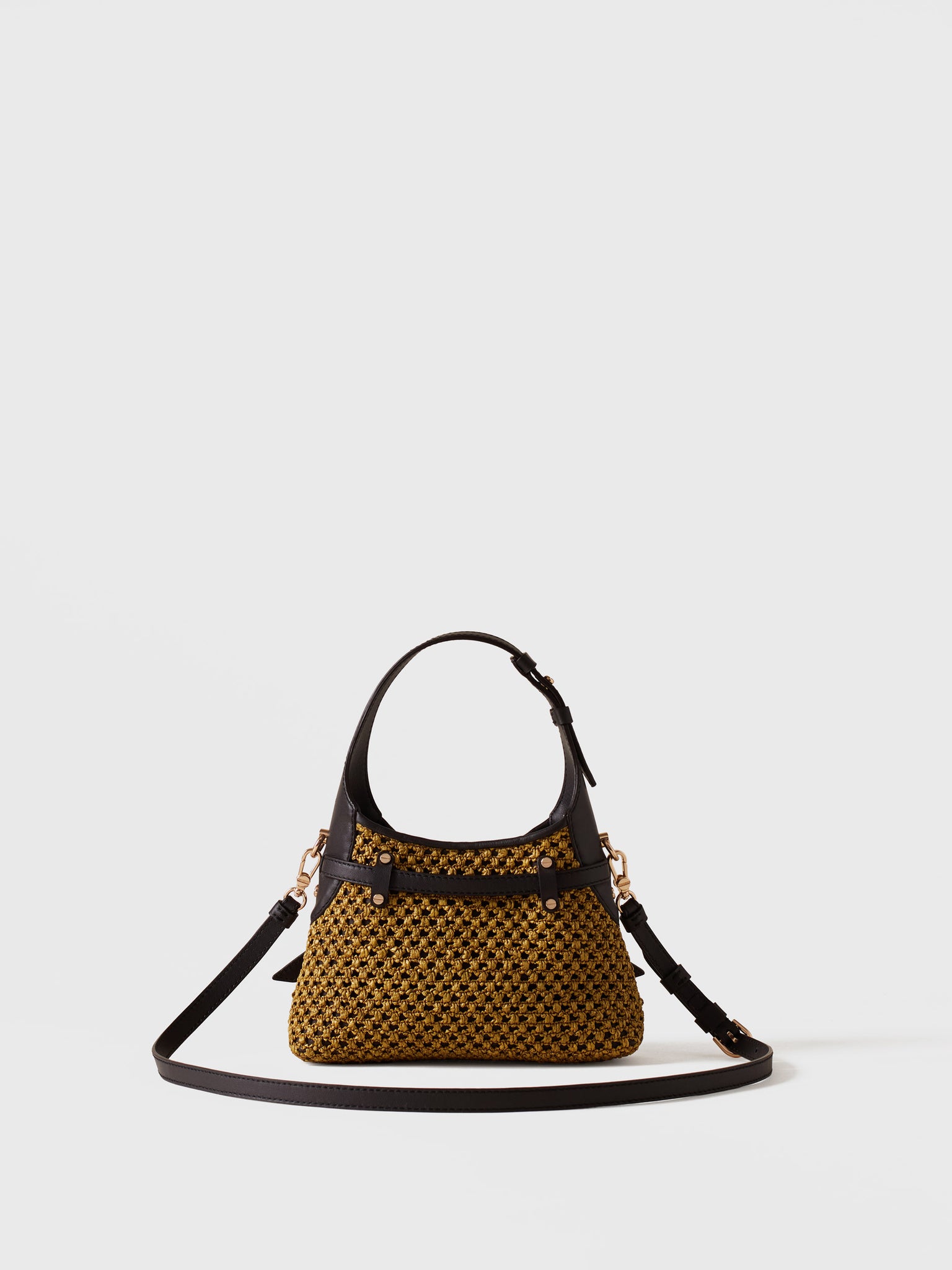 borbonese-halo-mini-bag-in-tessuto-effetto-paglia-traforata-made-in-italy image 4