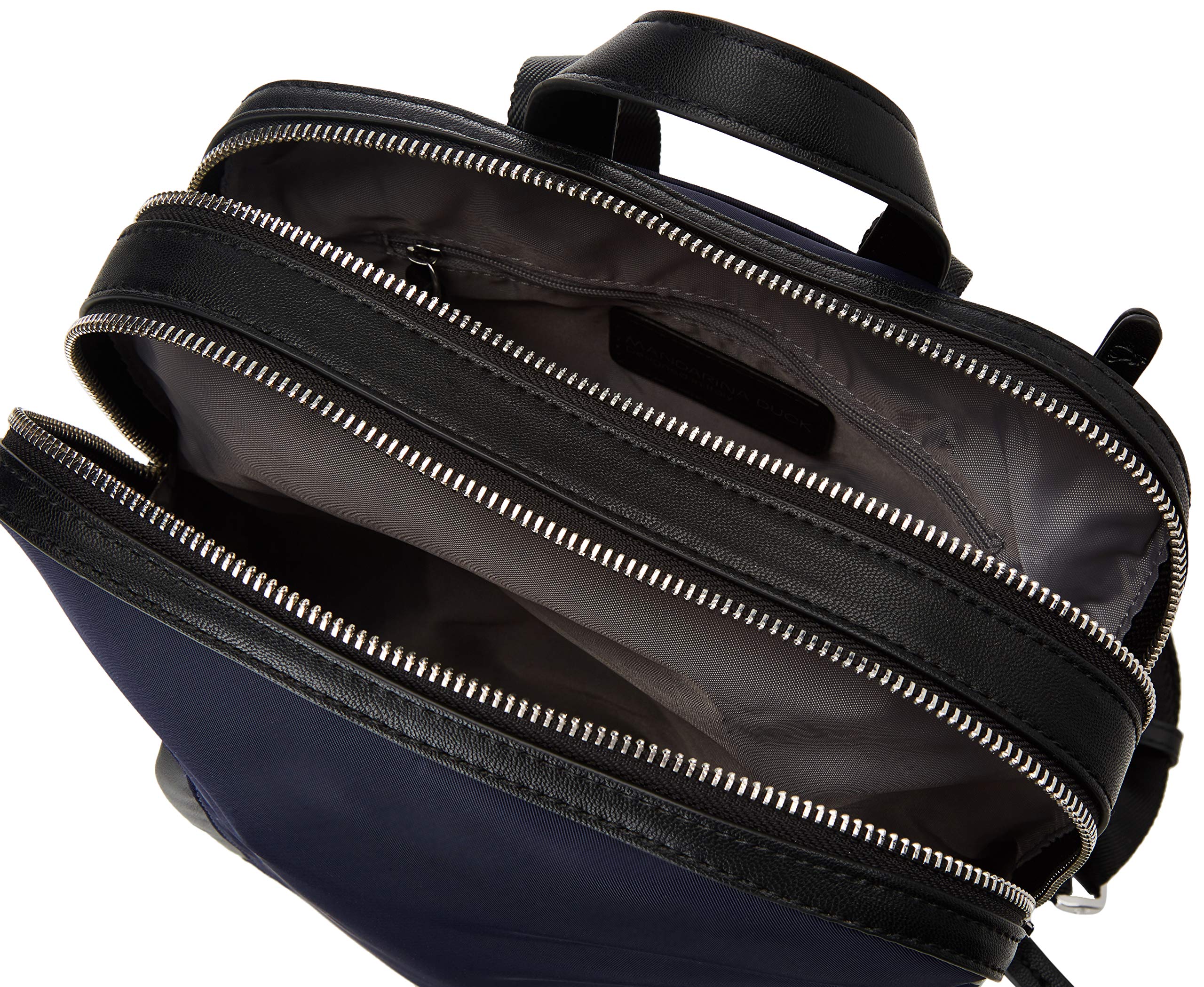 mandarina-duck-hunter-p10vct08-zaino-donna-in-nylon-lucente-con-dettagli-in-ecop image 3